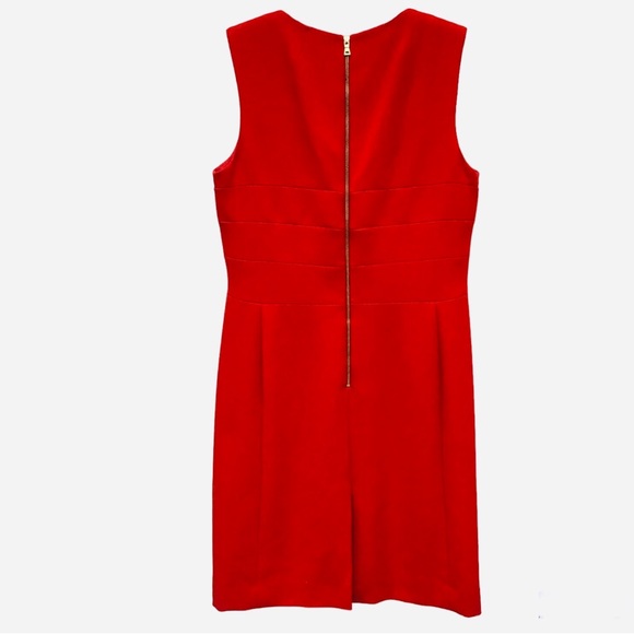 Tahari Arthur S. Levine RED Dress Sz 8 - Picture 2 of 6
